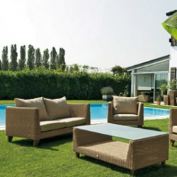 Salotto Honolulu - con cuscini - set 4 elementi - King Collection