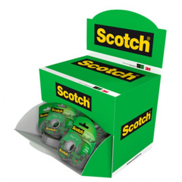 Nastro adesivo Scotch®Magic 810 - 19mmx15mt - trasparente -.Scotch - expo 72 pezzi