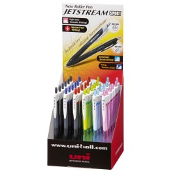 Roller Jetstream sport - punta 1.0mm - colori assortiti - Uni Mitsubishi - expo 36 pezzi
