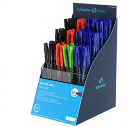 Penna gel Fave - punta 0.7mm - colori assortiti - Schneider - expo 80 pezzi