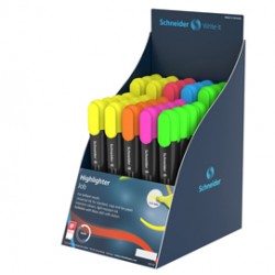 Evidenziatore Job - colori assortiti - Schneider - expo 85 pezzi