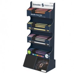 Pennarello Paint-It - colori assortiti metallici - Schneider - expo 80 pezzi