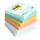 Blocco Post it® Super Sticky - 654-BEA - 76 x 76 mm - colori Beachside - 100 fogli - Post-it® - conf. 6 pezzi