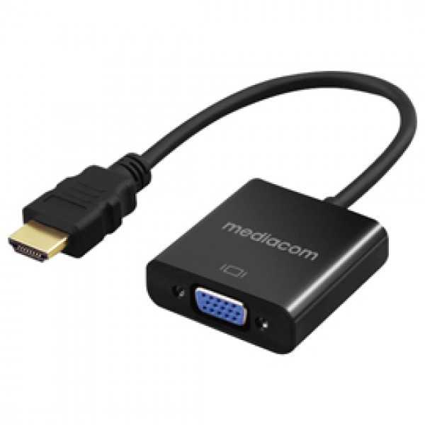 Adattatore - da HDMI a VGA - Mediacom Adattatore - da HDMI a VGA - Mediacom