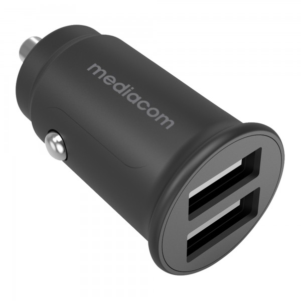Alimentatore car charger - con 2 porte USB - Mediacom Alimentatore car charger - con 2 porte USB - Mediacom