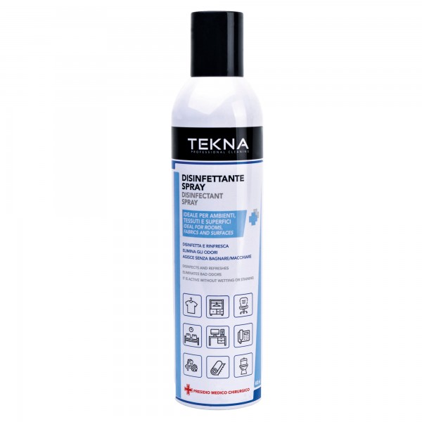 Disinfettante detergente alcolico - senza profumo - 400 ml - Tekna Disinfettante detergente alcolico - senza profumo - 400 ml - Tekna