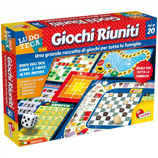 Giochi riuniti + di 20 - Lisciani Giochi riuniti + di 20 - Lisciani