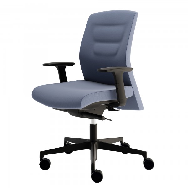 Poltrona direzionale Shield SEB - con braccioli regolabili - blu - Unisit Poltrona direzionale Shield SEB - con braccioli regolabili - blu - Unisit