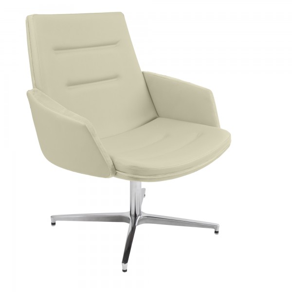 Poltrona direzionale Master MSTDF - con braccioli inclusi - panna - Unisit Poltrona direzionale Master MSTDF - con braccioli inclusi - panna - Unisit