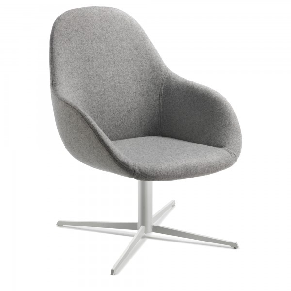 Poltrona direzionale Nida NAD/LI - grigio chiaro - Unisit Poltrona direzionale Nida NAD/LI - grigio chiaro - Unisit