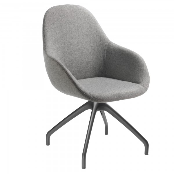 Poltrona direzionale Nida NADG - grigio chiaro - Unisit Poltrona direzionale Nida NADG - grigio chiaro - Unisit