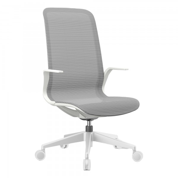 Poltrona direzionale Marilyn MYPFA - con braccioli inclusi - bianco - Unisit Poltrona direzionale Marilyn MYPFA - con braccioli inclusi - bianco - Unisit