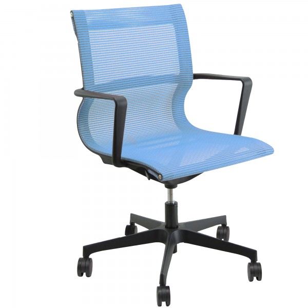 Poltrona direzionale TeknoTKN - con braccioli inclusi - blu - Unisit Poltrona direzionale TeknoTKN - con braccioli inclusi - blu - Unisit