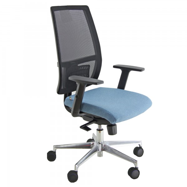 Poltrona semidirezionale Melania MAAL - con braccioli regolabili - celeste - Unisit Poltrona semidirezionale Melania MAAL - con braccioli regolabili - celeste - Unisit