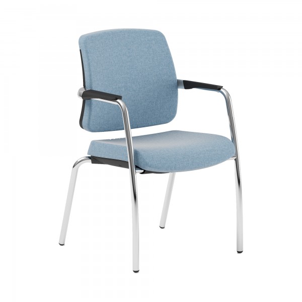 Seduta attesa Absolute AS4G - con braccioli inclusi - celeste - Unisit Seduta attesa Absolute AS4G - con braccioli inclusi - celeste - Unisit