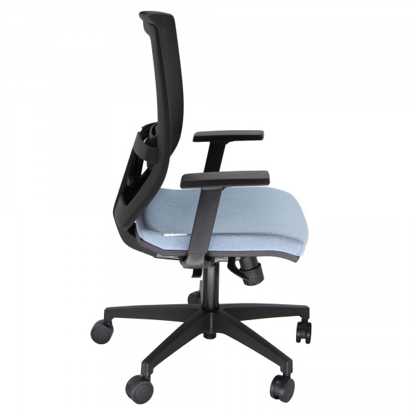 Poltrona semidirezionale Clotilde CTAN - con braccioli regolabili - celeste - Unisit Poltrona semidirezionale Clotilde CTAN - con braccioli regolabili - celeste - Unisit