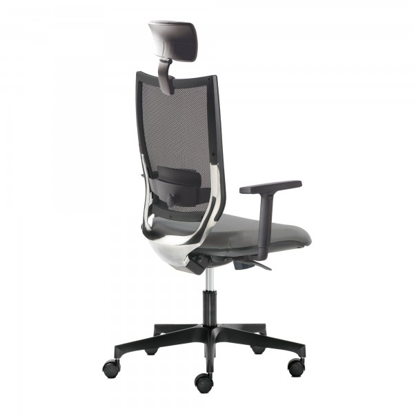 Poltrona semidirezionale Elite concept COTPGE - con braccioli regolabili e poggiatesta - grigio - Unisit Poltrona semidirezionale Elite concept COTPGE - con braccioli regolabili e poggiatesta - grigio - Unisit