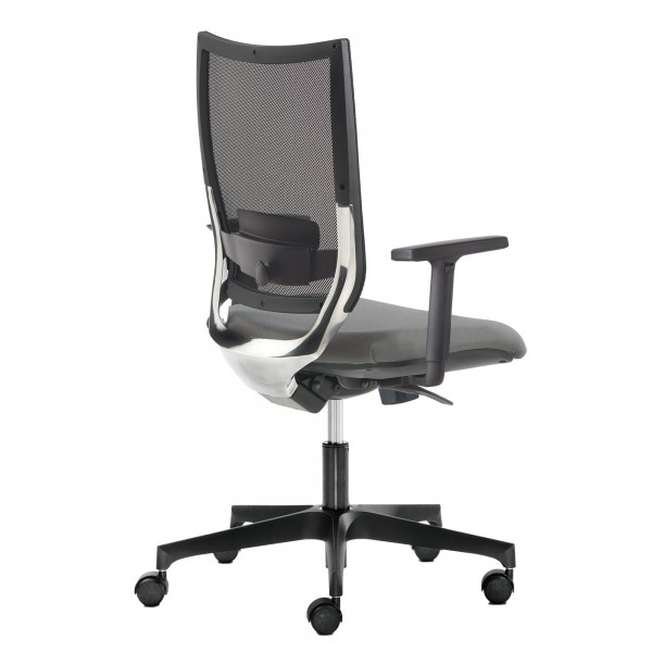 Poltrona semidirezionale Elite concept COTE - con braccioli regolabili - grigio - Unisit Poltrona semidirezionale Elite concept COTE - con braccioli regolabili - grigio - Unisit