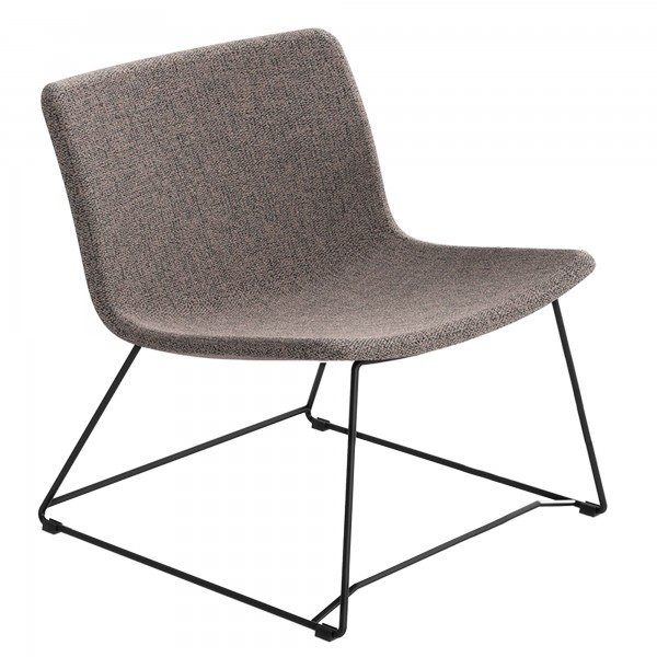 Seduta attesa lounge Kona KOL - senza braccioli - grigio chiaro - Unisit Seduta attesa lounge Kona KOL - senza braccioli - grigio chiaro - Unisit