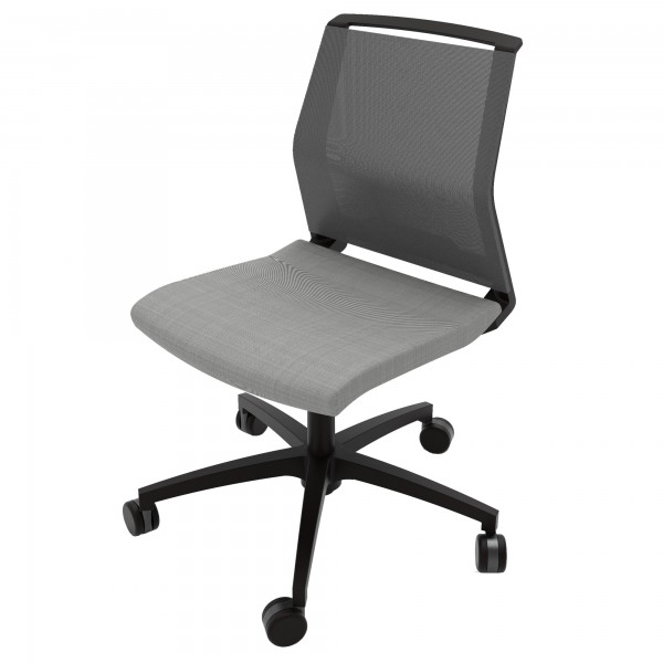 Poltrona semidirezionale Light LLE - senza braccioli - grigio chiaro - Unisit Poltrona semidirezionale Light LLE - senza braccioli - grigio chiaro - Unisit