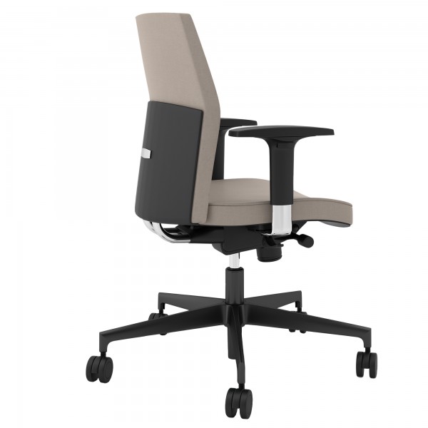 Seduta operativa Europa EUBN - con braccioli regolabili - marrone chiaro - Unisit Seduta operativa Europa EUBN - con braccioli regolabili - marrone chiaro - Unisit