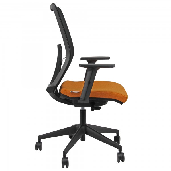 Seduta operativa Aria ARC - con braccioli regolabili - ruggine - Unisit Seduta operativa Aria ARC - con braccioli regolabili - ruggine - Unisit