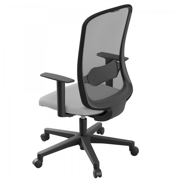 Seduta operativa Shape SHST - con braccioli regolabili - grigio chiaro/grigio - Unisit Seduta operativa Shape SHST - con braccioli regolabili - grigio chiaro/grigio - Unisit