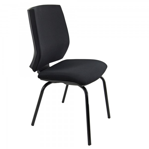 Seduta attesa Larissa LR4G - senza braccioli - nero - Unisit Seduta attesa Larissa LR4G - senza braccioli - nero - Unisit