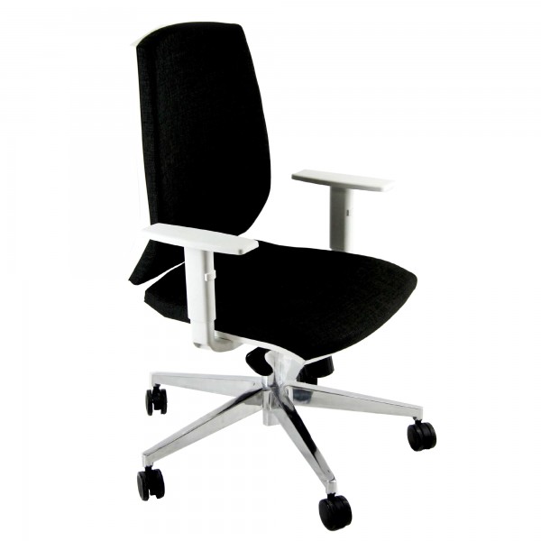 Poltrona semidirezionale Larissa LR1SX - con braccioli regolabili - nero - Unisit Poltrona semidirezionale Larissa LR1SX - con braccioli regolabili - nero - Unisit