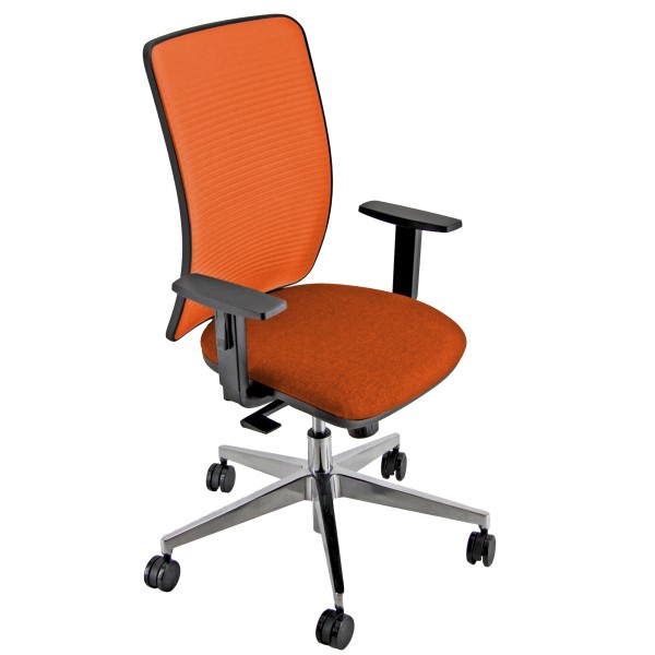 Seduta operativa Pentagon Y10 PNALG - con braccioli regolabili - ruggine - Unisit Seduta operativa Pentagon Y10 PNALG - con braccioli regolabili - ruggine - Unisit