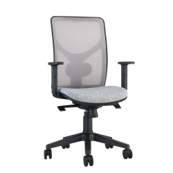 Seduta operativa Pentagon Y10 PENA - con braccioli regolabili - grigio/grigio - Unisit