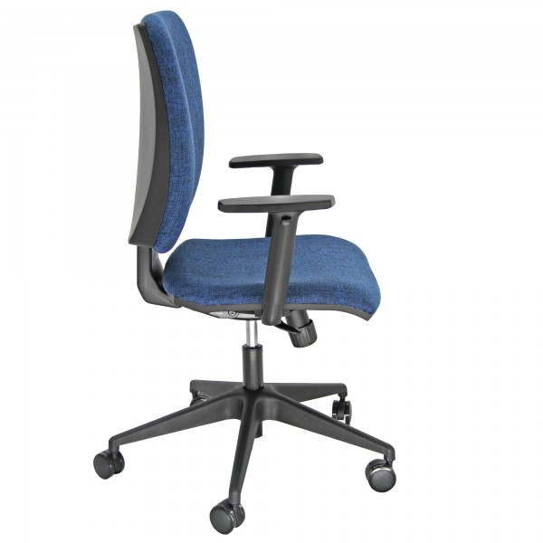 Seduta operativa Cinque CQSY - con braccioli regolabili - blu - Unisit Seduta operativa Cinque CQSY - con braccioli regolabili - blu - Unisit