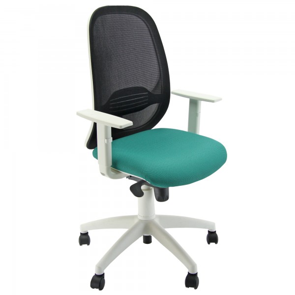 Seduta operativa Andy ANB - con braccioli regolabili - verde - Unisit Seduta operativa Andy ANB - con braccioli regolabili - verde - Unisit