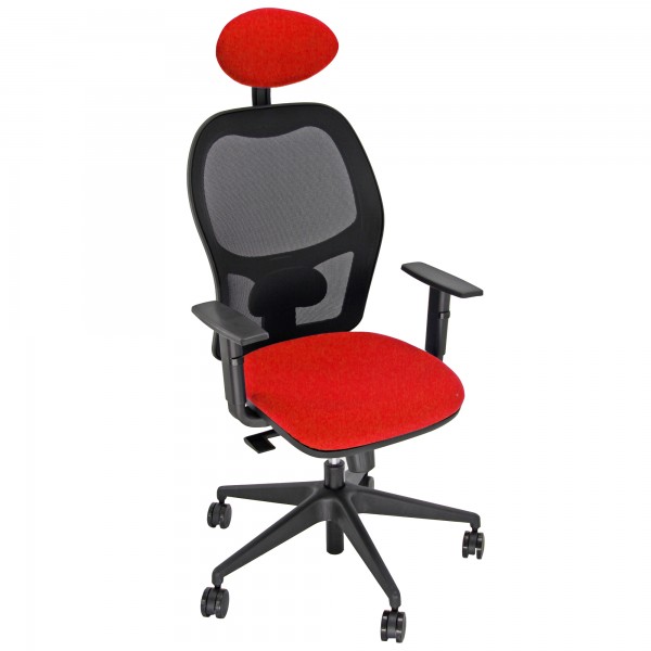 Seduta operativa Hubble HUHUPG - con braccioli regolabili e poggiatesta - rosso - Unisit Seduta operativa Hubble HUHUPG - con braccioli regolabili e poggiatesta - rosso - Unisit