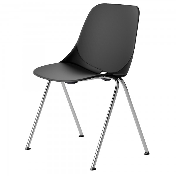 Seduta attesa Quick QKB - senza braccioli - nero - Unisit Seduta attesa Quick QKB - senza braccioli - nero - Unisit