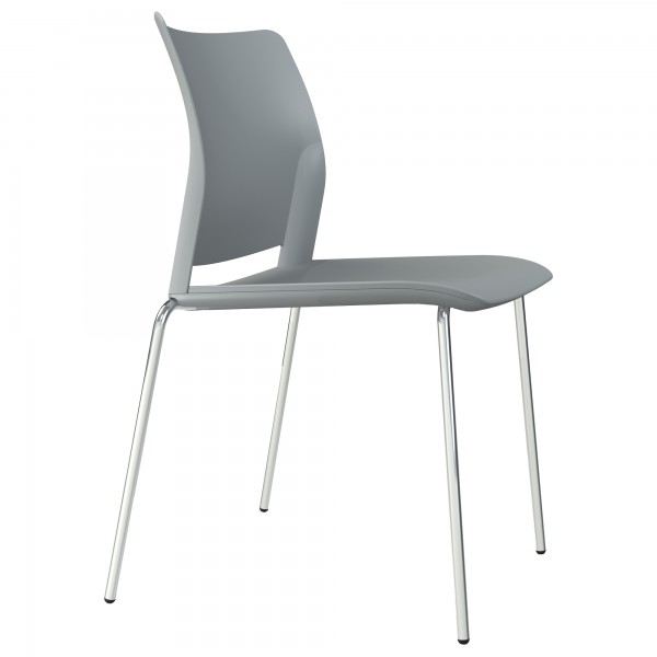 Seduta attesa Alpha AP4G - senza braccioli - grigio - Unisit Seduta attesa Alpha AP4G - senza braccioli - grigio - Unisit