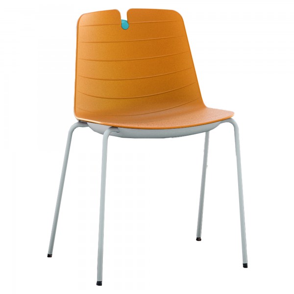 Seduta attesa Mindy MNSB - senza braccioli - arancio - Unisit Seduta attesa Mindy MNSB - senza braccioli - arancio - Unisit