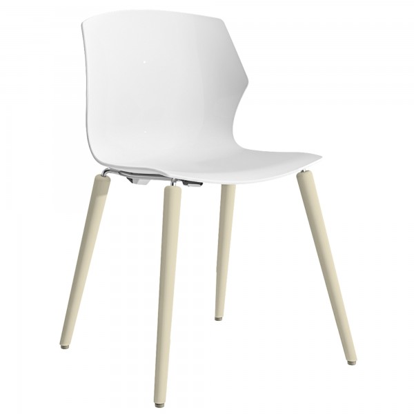 Seduta attesa No Frill NFL - senza braccioli - bianco - Unisit Seduta attesa No Frill NFL - senza braccioli - bianco - Unisit