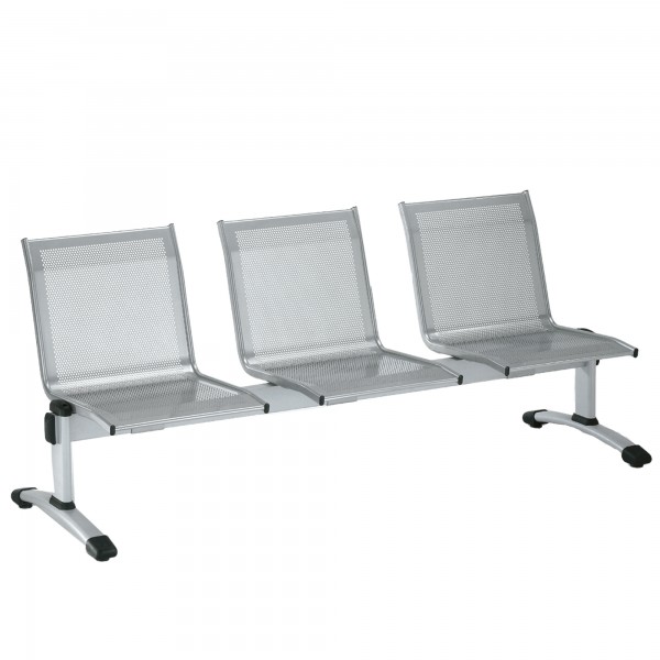 Panca attesa Plexus PS3P - 3 posti - senza braccioli - grigio - Unisit Panca attesa Plexus PS3P - 3 posti - senza braccioli - grigio - Unisit