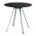 Tavolo bar basso Tapas TAPTB - rotondo - nero - Unisit