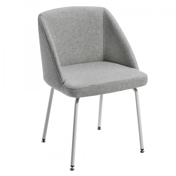 Poltroncina attesa Norma NO4CV - grigio chiaro - Unisit Poltroncina attesa Norma NO4CV - grigio chiaro - Unisit