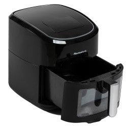 Friggitrice ad aria Gaia - 37,5 x 42,5 x 36 cm - 8 L - nero - Melchioni family