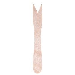 Forchettina monouso in legno - 8,5 cm - Signor Bio - conf. 100 pezzi