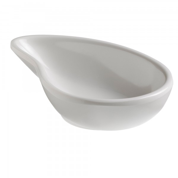 Ciotola a goccia fingerfood - 10 x 6,5 x 2,4 cm - melamina - bianco - Leone Ciotola a goccia fingerfood - 10 x 6,5 x 2,4 cm - melamina - bianco - Leone