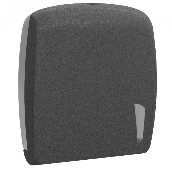 Dispenser asciugamani Skin - piegati a C e Z - 34,5 x 11,2 x 30,6 cm - 450 fogli - pietra - Mar Plast Dispenser asciugamani Skin - piegati a C e Z - 34,5 x 11,2 x 30,6 cm - 450 fogli - pietra - Mar Plast