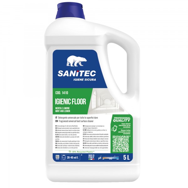 Detergente igienic floor - 5 L - menta e limone - Sanitec Detergente igienic floor - 5 L - menta e limone - Sanitec
