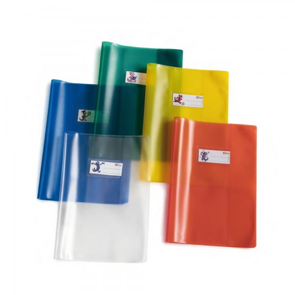 Coprimaxi Glass goffrato - con alette - A4 - PP - rosso - RiPlast Coprimaxi Glass goffrato - con alette - A4 - PP - rosso - RiPlast