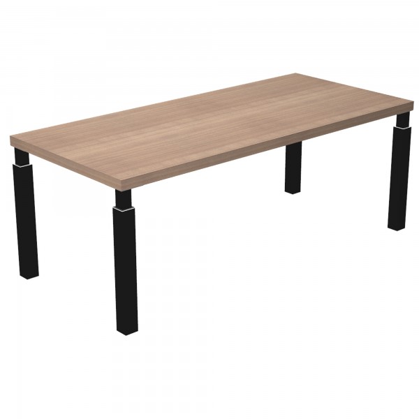 Scrivania direzionale Prestige Quadro - 180 x 90 cm - ciliegio arabis/nero - Artexport Scrivania direzionale Prestige Quadro - 180 x 90 cm - ciliegio arabis/nero - Artexport