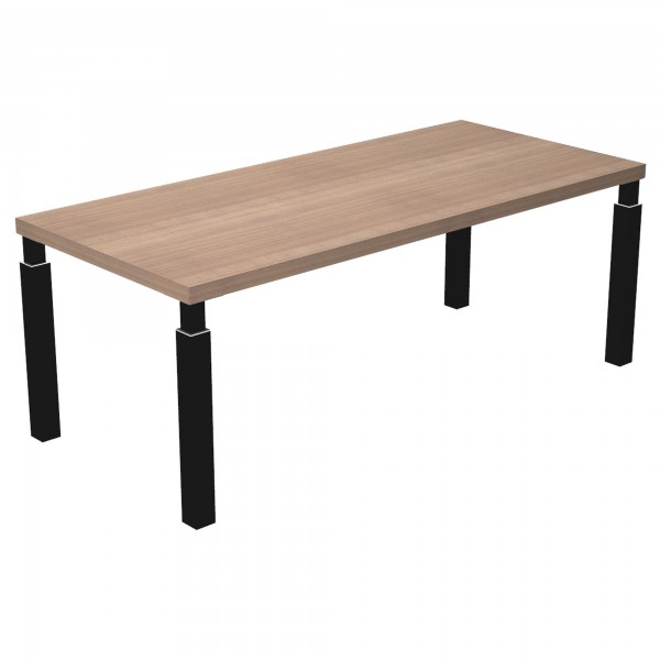 Scrivania direzionale Prestige Quadro - 210 x 90 cm - ciliegio arabis/nero - Artexport Scrivania direzionale Prestige Quadro - 210 x 90 cm - ciliegio arabis/nero - Artexport