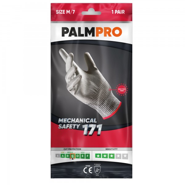 Guanti mechanical Safety Palmpro 171 - taglia XXL - grigio - Icoguanti Guanti mechanical Safety Palmpro 171 - taglia XXL - grigio - Icoguanti